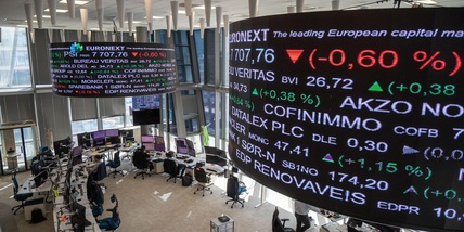 Borsa: l'Europa prosegue in rosso dopo Wall Street, Milano -1,5%