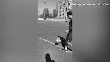 Avellino, Izzo torna a palleggiare in campo