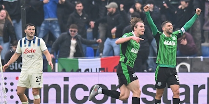 Atalanta ko, impresa Sassuolo: Grosso batte Palladino in 10 contro 11, la Juve ringrazia