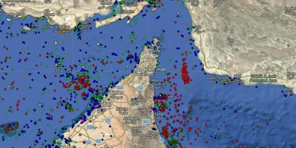Il traffico navale nello stretto di Hormuz quasi azzerato
