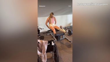 Lindesy Vonn, che forza: è già in piedi ad un 1 mese dall'incidente