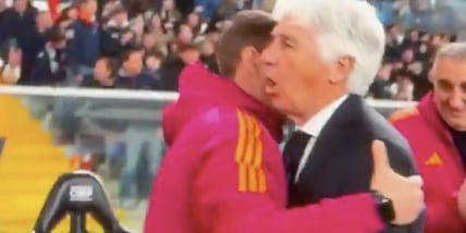 Gasperini, la bestemmia in diretta tv durante Genoa-Roma