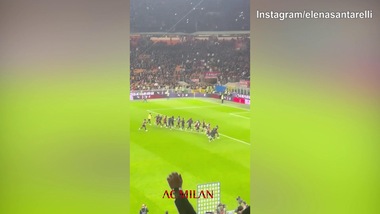 Milan, Elena Santarelli riprende la gioia a fine gara dopo la vittoria nel derby
