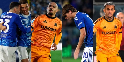 Da Cunha non lo prendono mai. Malen non basta, crisi Rensch: pagelle Como-Roma