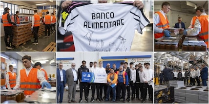 Juve, Primavera cuore d'oro: donazione e giornata di volontariato al Banco Alimentare
