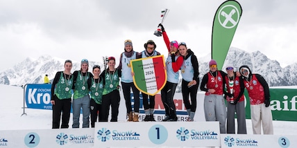 Assegnati a Plan de Corones gli scudetti dello Snow Volley