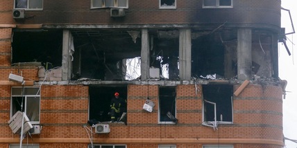 Kiev, 'raid russo contro grattacielo a Dnipro, ci sono feriti'