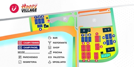 Happy Village, il cuore del padel a Terni