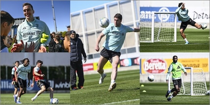 Vlahovic carica, Milik con i bambini, tecnica Boga. E si rivede Holm: allenamento Juve