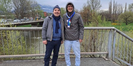 Mondiali: papà e figlio da Lumezzane a Zenica 'dovevamo sostenere l'Italia'