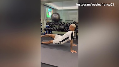 Roma, Wesley è già al lavoro per tornare dall'infortunio