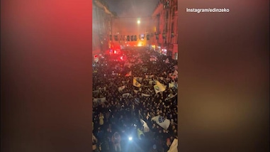 Bosnia in festa, tifosi in piazza