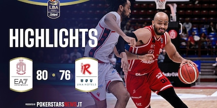 EA7 Emporio Armani Milano - UNA Hotels Reggio Emilia | PokerstarsNews Highlights Serie A Unipol 2025/2026