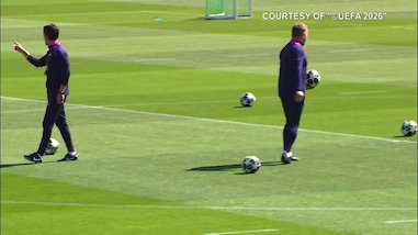 Sorpresa Barcellona, allenamento con le palline da tennis