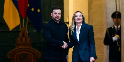 Meloni, con Kiev interessati a una produzione comune di droni