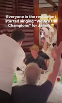Sinner festeggia la vittoria di Montecarlo sulle note di "We are the champions"