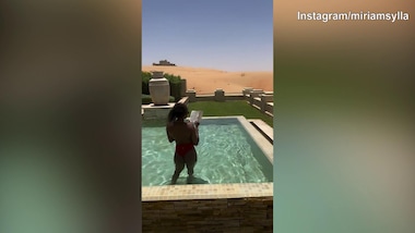 Libro in mano e giro in acqua: ecco Myriam Sylla