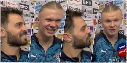 "Bernardo Silva come il fottuto Cannavaro": Haaland su di giri crea imbarazzo in diretta tv