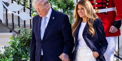 Trump e Melania alla cena dei corrispondenti della Casa Bianca