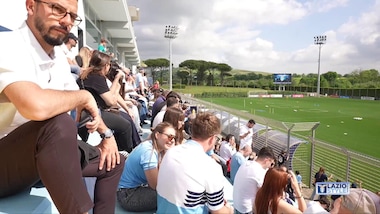 Lazio, la carica dei tifosi per il ritorno di Coppa Italia