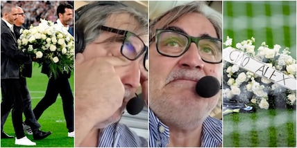 Pierluigi Pardo si ferma in diretta, lacrime allo Stadium: il tributo a Manninger emoziona tutti