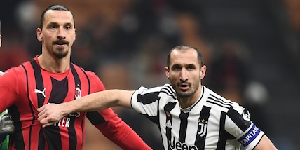 Milan-Juve è anche Ibra contro Chiellini: figure chiave in società, ma lo svedese è messo da parte