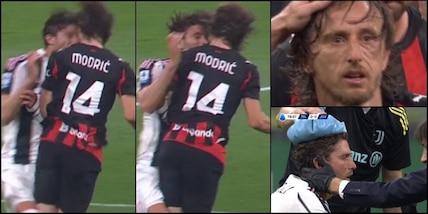 Locatelli-Modric, che botta! Scontro durissimo in Milan-Juve: cosa è successo