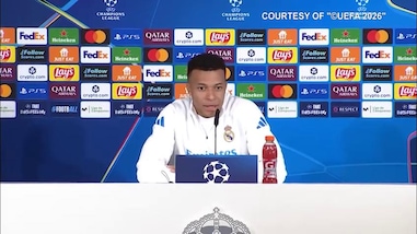 Real Madrid, lesione muscolare per Mbappé