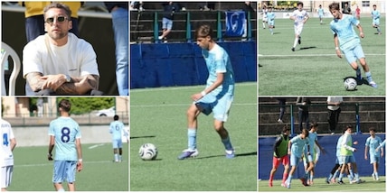Torneo Manlio Selis, Marchisio in tribuna e il figlio Davide trascina la Juve