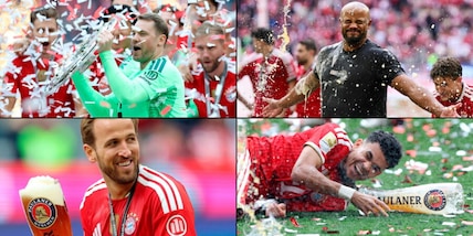 Altro che Champagne! Il Bayer Monaco festeggia il titolo a tutta...birra