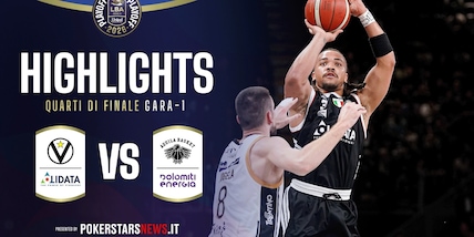 Virtus Olidata Bologna - Dolomiti Energia Trentino | PokerstarsNews Highlights Serie A Unipol 2025/2026