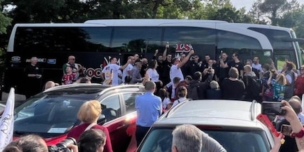 I Block Devils tornano a casa tra cori e festa dopo il trionfo europeo