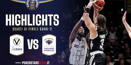 Virtus Olidata Bologna - Dolomiti Energia Trentino | PokerstarsNews Highlights Serie A Unipol 2025/2026