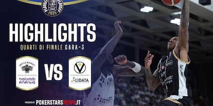 Dolomiti Energia Trentino - Virtus Olidata Bologna | PokerstarsNews Highlights Serie A Unipol 2025/2026