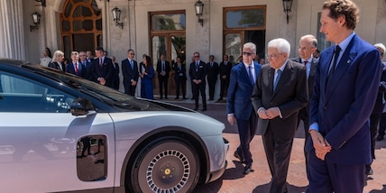 Ferrari Luce, la prima elettrica della Casa di Maranello: Elkann la presenta a Mattarella