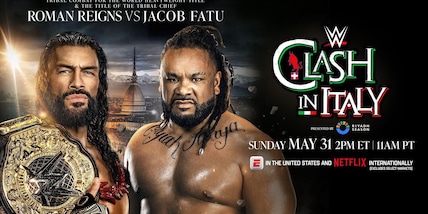 WWE Clash in Italy: la card dei match e gli orari del weekend storico su Netflix