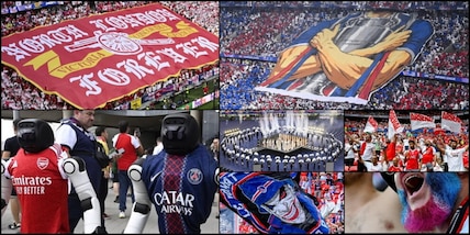 Coreografie, look assurdi e... robot! Lo spettacolo della finale di Champions League