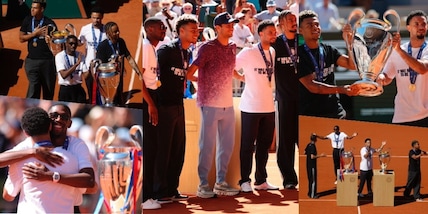 Dembélé, Doué e compagni al Roland Garros con le due Champions: c'è anche Cobolli con i campioni del Psg!