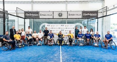 Sport senza barriere: al Ponte Milvio Tennis Club la 4.a tappa del Circuito Nazionale Wheelchair Padel FITP