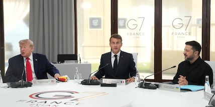 Media, 'a Evian trilaterale Macron-Trump-Zelensky a margine del G7'