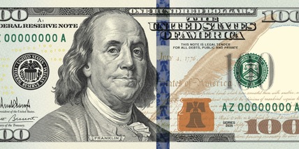 Trump posta la banconota da 100 dollari con la sua firma
