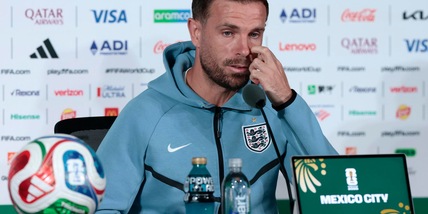Mondiali: Henderson esulta dopo Inghilterra-Messico e si fa male al polso