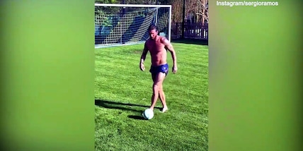 Sergio Ramos, fisico scultoreo a 40 anni