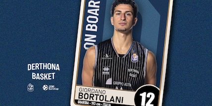 Derthona Basket firma Giordano Bortolani
