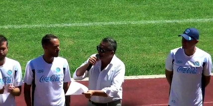 Dimaro: Allegri e il suo staff al gran completo