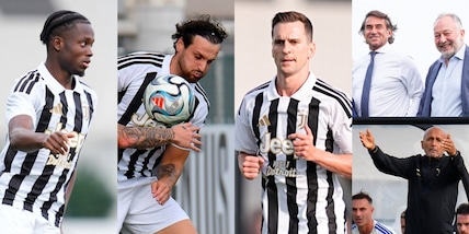 I volti di Juve-Nizza, dirigenza a bordocampo e le urla di Spalletti: le istantanee dell'amichevole