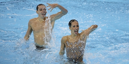 Pelati-Ruggiero da urlo: bronzo Italia nel doppio misto libero agli Europei di nuoto artistico