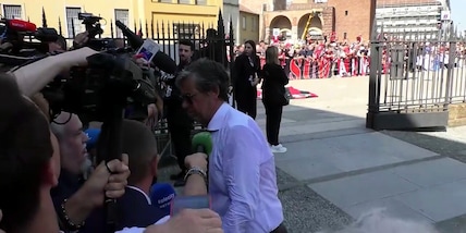 Funerali Baresi, tutta la commozione di Albertini