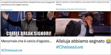 "David gioca a briscola. Menomale che è calcio d'agosto": le reazioni dei tifosi Juve sui social