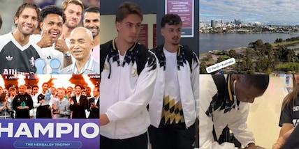 Juve da Hong Kong a Perth: l'arrivo e l'accoglienza dei bianconeri in Australia per la sfida all'Inter